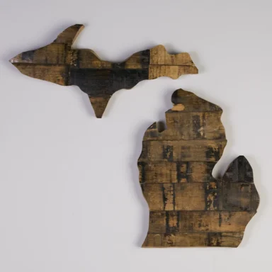 Michigan Barrel stave cut out