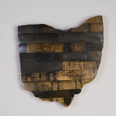 Ohio Barrel stave cut out